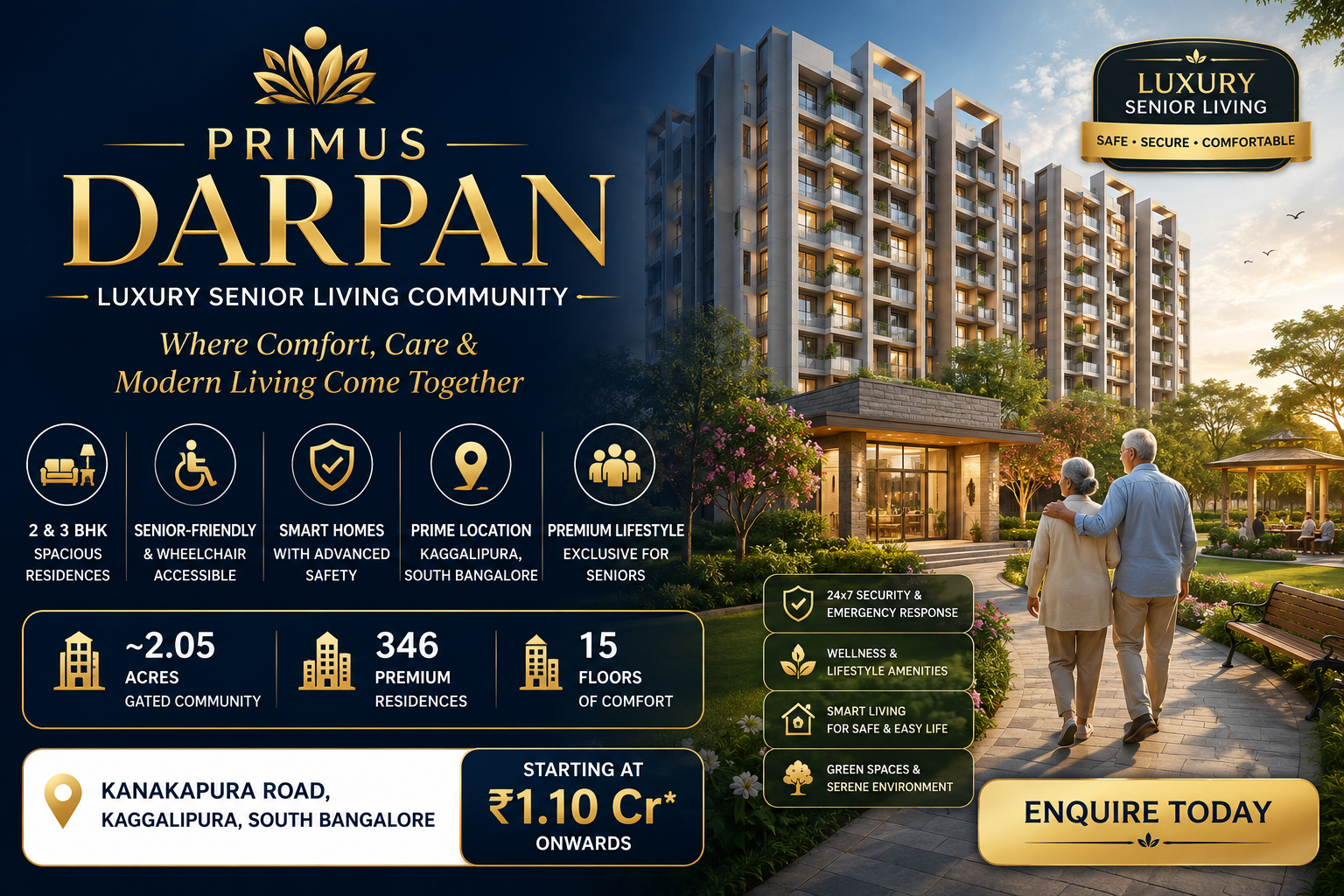 Primus Darpan Kaggalipura Luxury Senior Living Community
