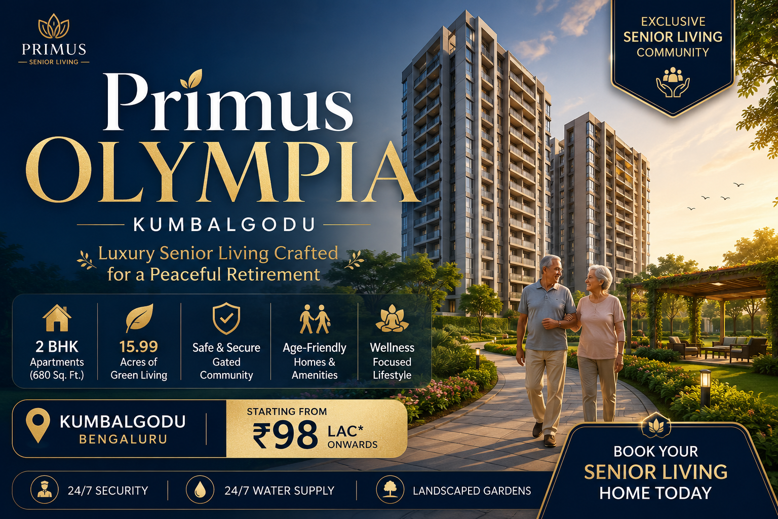 Primus Olympia Kumbalgodu Senior Living Community